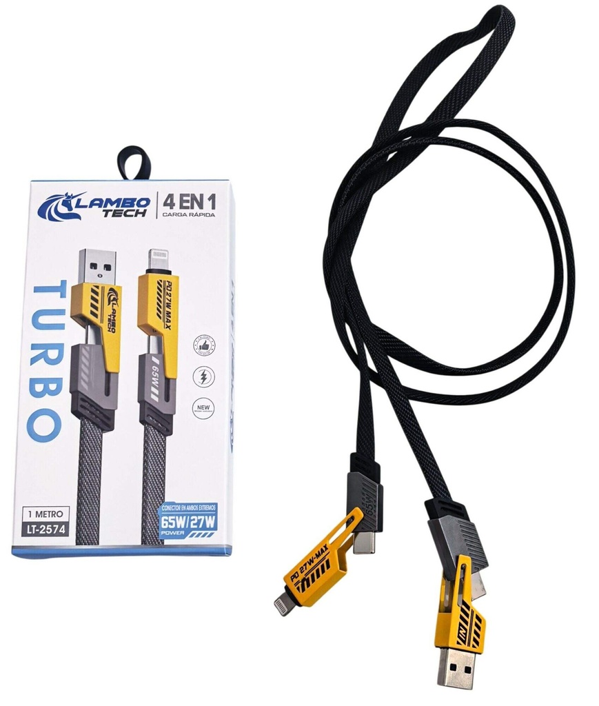 CABLE 4 EN 1 TURBO LAMBO TECH
