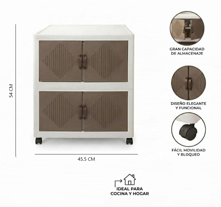 MINI ALACENA ORGANIZADOR 2 PISOS