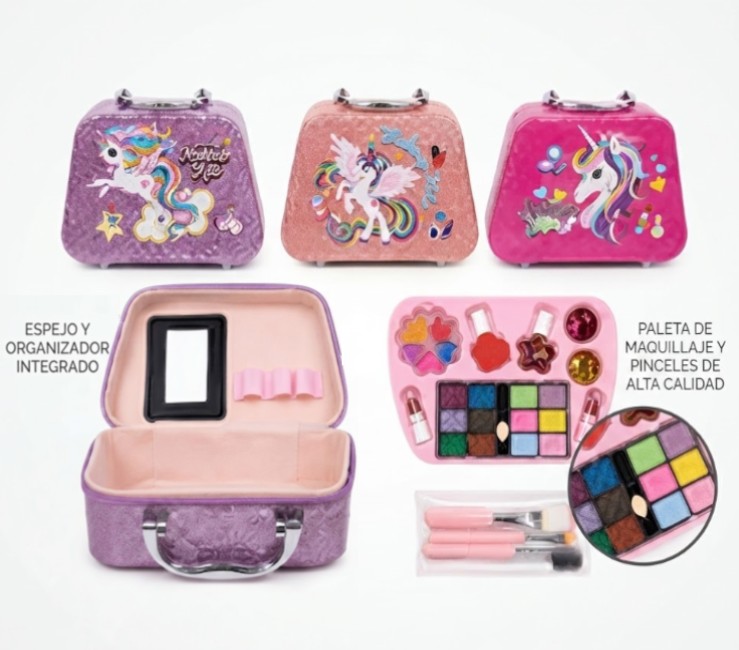ESTUCHE DE MAQUILLAJE PARA NIÑAS