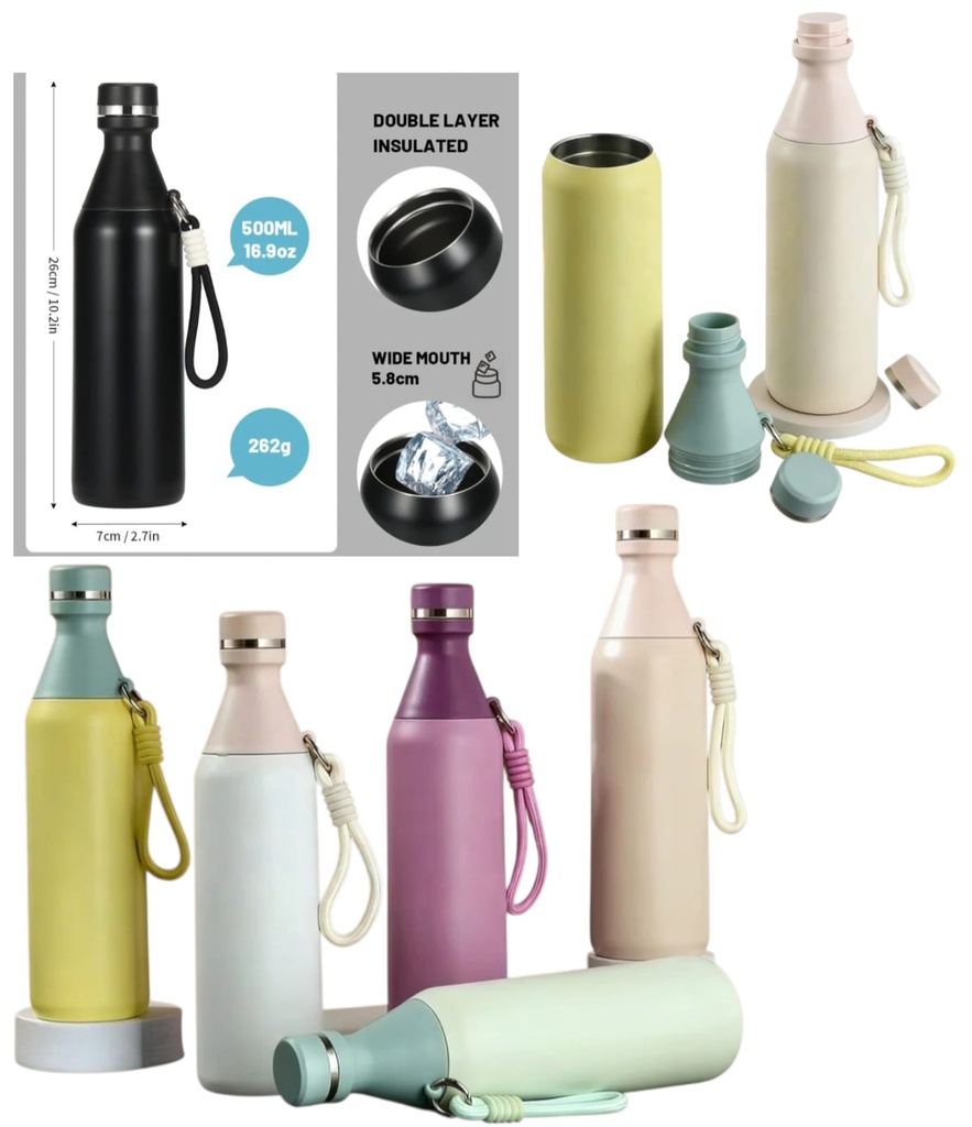 BOTELLA TERMICA 550ML DUAL