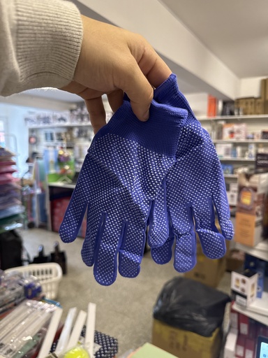 [PREPLNEGGUANTESDETRABAJOCONTACHASAZULES] Guantes de Trabajo con tachas azules