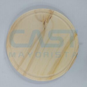 PLATO REDONDO MADERA (0103) 21.5CM