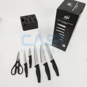 SET X6 CUCHILLO C/ SOPORTE Y AFILADOR
