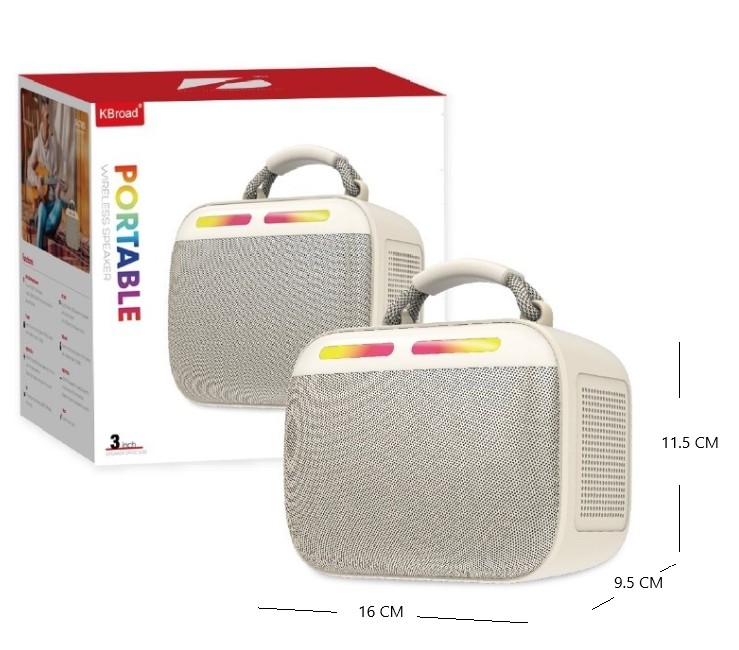 MINI PARLANTE PORTATIL 3 PLG BT/FM/TF/SD