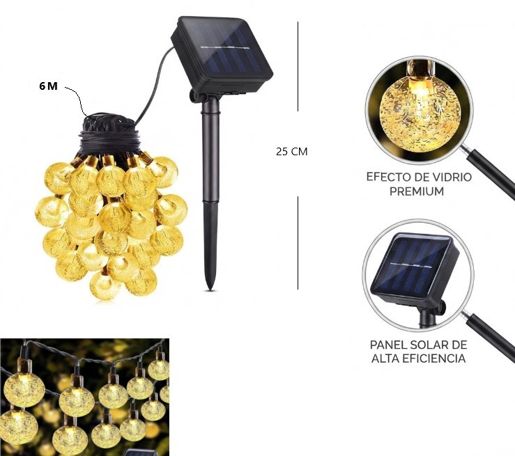 GUIRNALDA ESTACA SOLAR