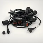 Guirnalda lampara E27 10 leds (sin focos) (220v) 5 metros