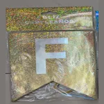 Banderín holográfico Feliz Cumpleaños x12