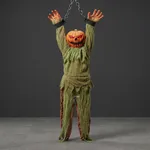 Calabaza Animatrónica Colgante con Vibración y Sonido