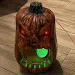 Calabaza de Terror Animada con Movimiento de Dientes
