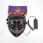 Máscara LED Luminosa Neón Halloween 