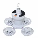 Lámpara Ventilador Multi-Aspas Solar