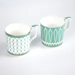 Taza individual de porcelana