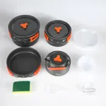 Set de utensilios de cocina para camping