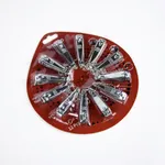 Alicate Redondo con Cadenita (5.4 cm) X12u