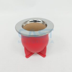 MATE NATIVO SIN BOMBILLA INOX. ROJO (6019Z)
