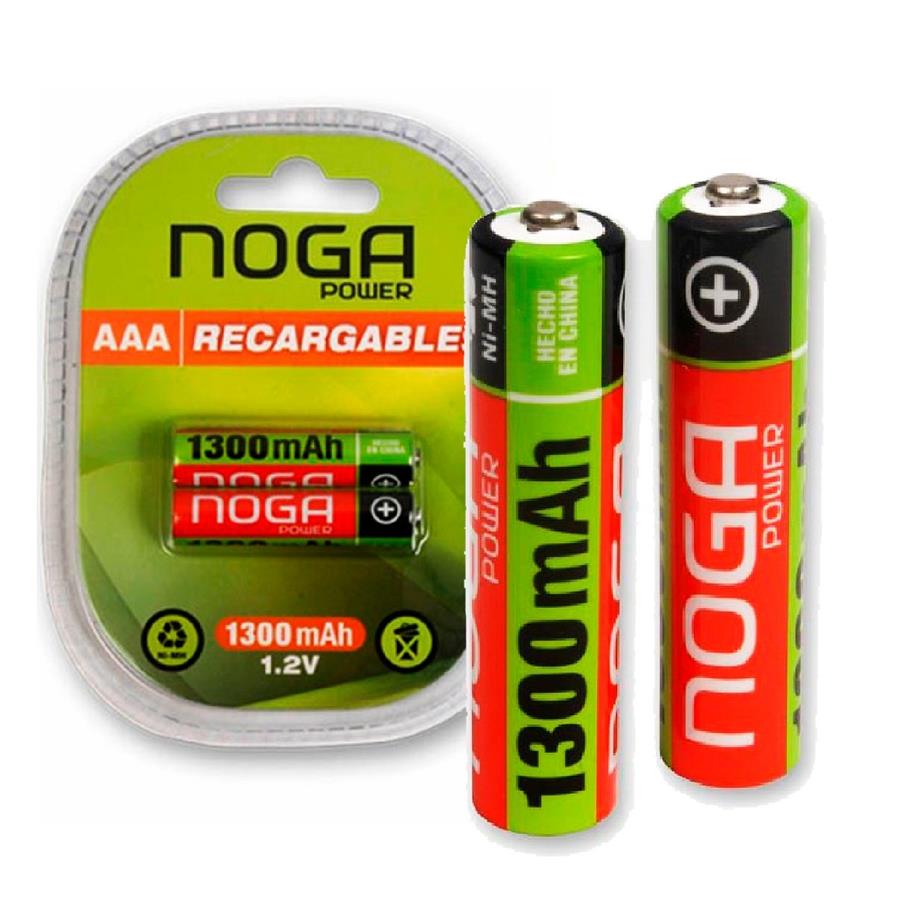 PILAS RECARGABLE AAA NOGA 1300MAH