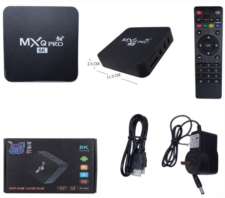 TV BOX MXQ CAJA NEGRA( GENERICO)