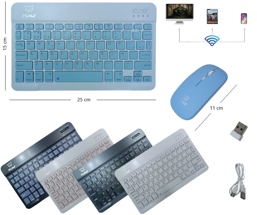 TMU-003 KIT DE MOUSE Y TECLADO INALA.
