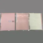 Cuaderno rayado con separadores