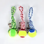 Juguete nudo con pelota para mascotas x12