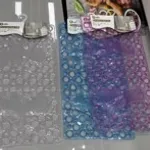 Alfombra de baño transparente