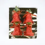 Set de 4 campanas navideñas (6,5cm)