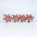 Set de 4 estrellas navideñas