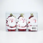 Set de 3 muñecos de Papá Noel
