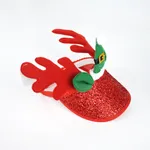 Vincha con visera y astas navideño x12