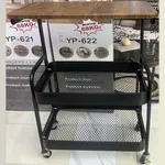 Estante para almacenamiento de tres niveles