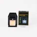Aplique solar exterior de una lámpara