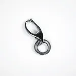 Llavero Doble Argolla Plateado (6.8 cm) x10u