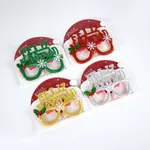 Anteojos Navideños de Lentejuelas "Feliz Navidad" x12u 