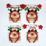 Vincha Diadema Navideña Personajes con Gorro Rojo x12u