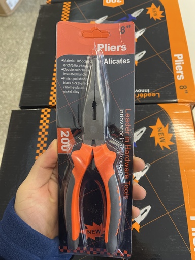 [RNIGF123] Pinza Alicate Punta 8" Art.123