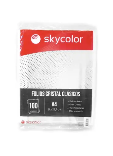 [SKFFA410100] Folio Reforzado A4 x100u Skycolor Art. FFA410100
