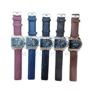 RELOJ (COS652) MALLA SIMIL CUERO *OFERTA*