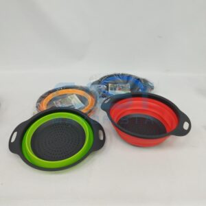 COLADOR REDONDO SILICONA PLEGABLE