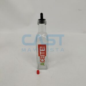 BOTELLA VIDRIO (8691) 250ML ACEITE PICO VERTEDOR