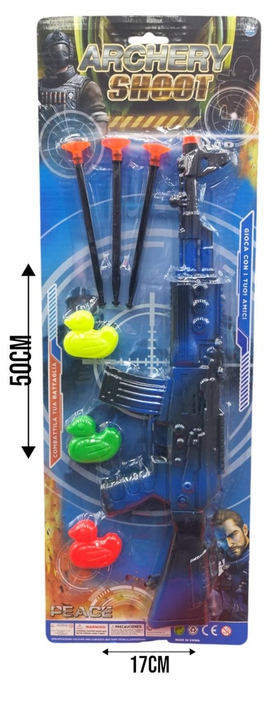 AMETRALLADORA CON ACCESORIOS