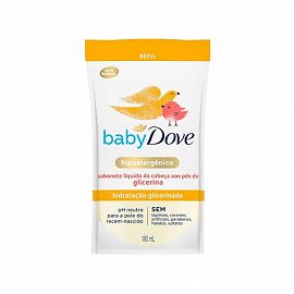 Dove Baby Jabon Liquido Glicerina Repuesto 180ml