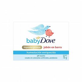 Dove Baby Jabón Hipoalergénico Humectación Enriquecida 75g