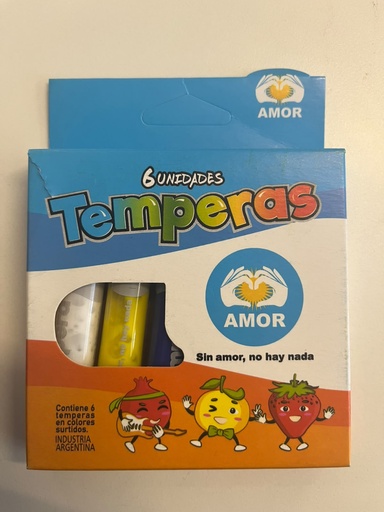 [PRERNNEGRNLA0035] [RN-LA0035] Tempera Amor x 6
