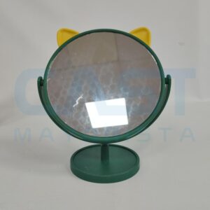 ESPEJO {WB491/WD835} D14.5CM C/ PIE BAJO GATO