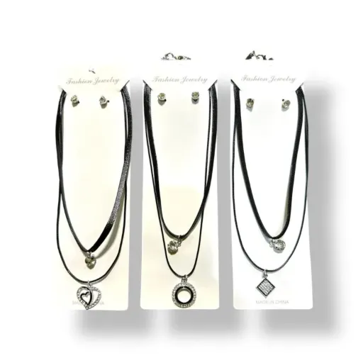 [FX228281] Chocker Collar con Dije c/Aritos Art. 228281