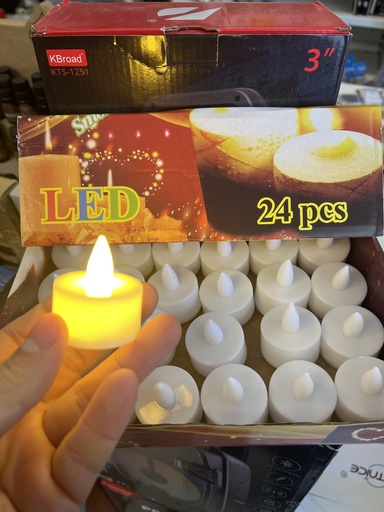 [CY2843] Velas Led Calidas Art.2843