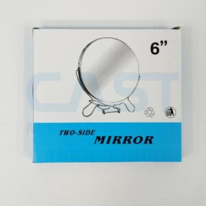 ESPEJO DOBLE CARA 6″ REDONDO METALICO -MIRROR