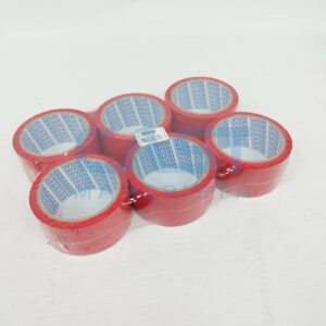 CINTA EMBALAJE ROJO 48MMX50YD PACK X6 -MERAKI
