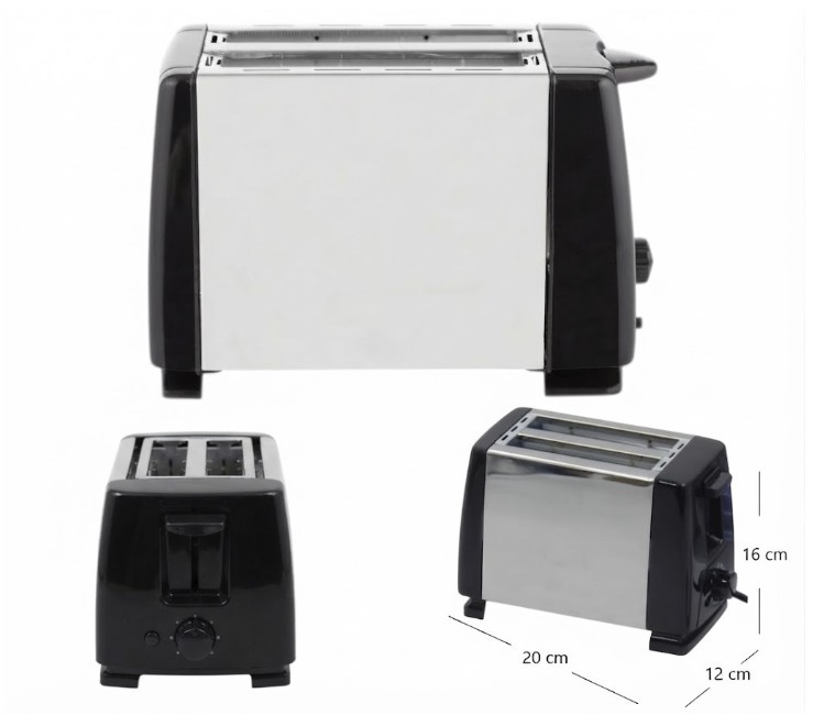 TOSTADORA ELECTRICA 2 RANURAS 650W