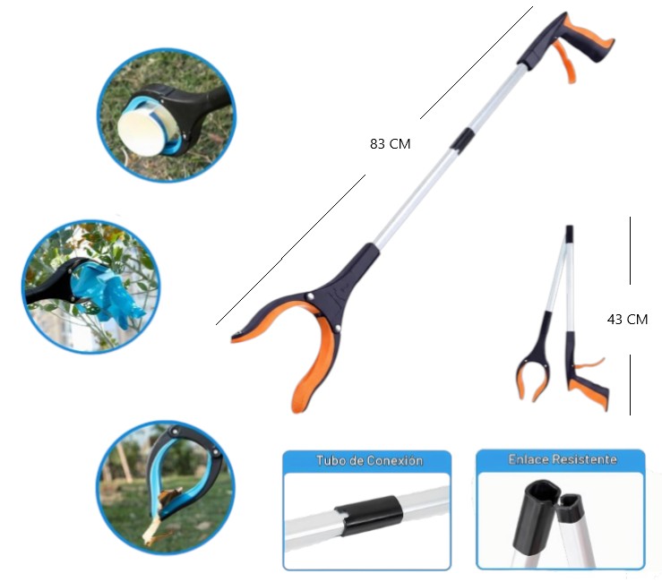 PINZA PLEGABLE RECOGEDORA